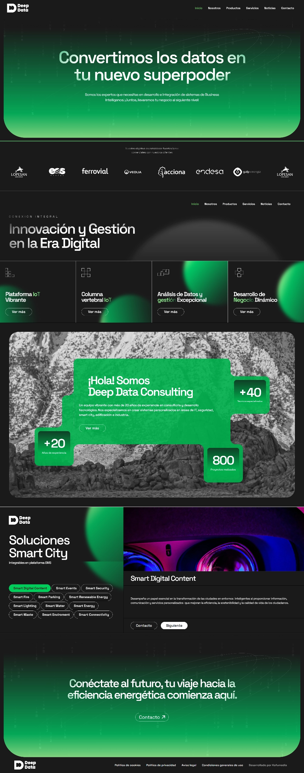 Full website capture: Deep Data