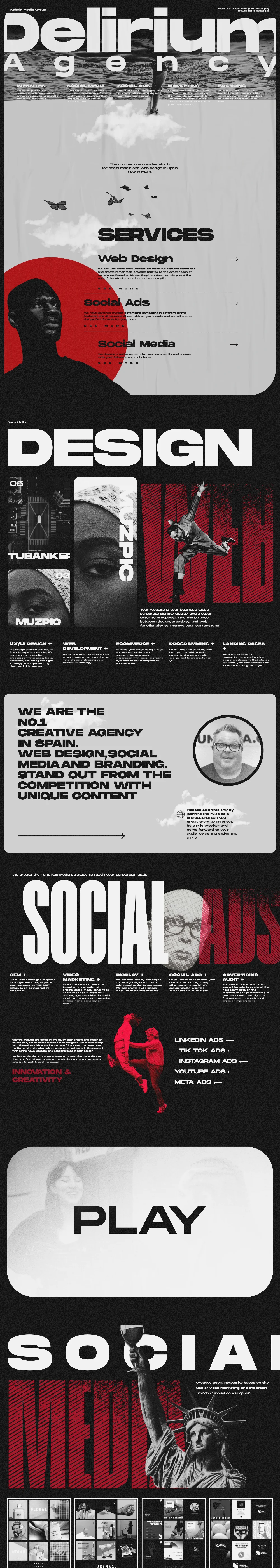 Full website capture: Delirium Agency