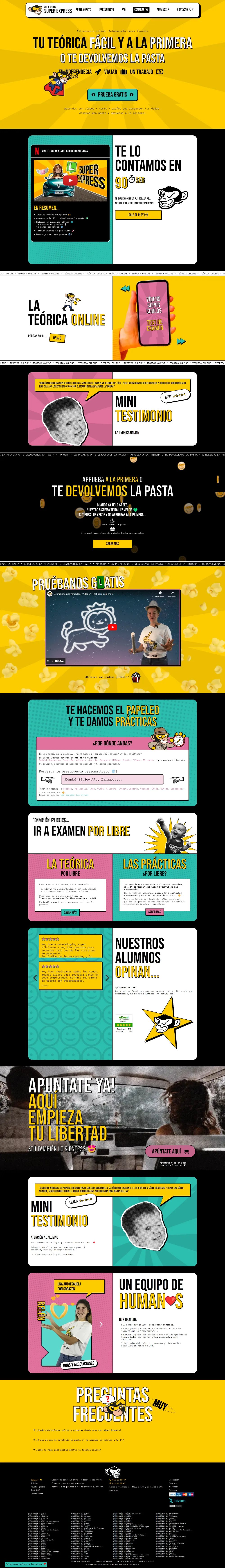 Captura completa de la web: Súper Express